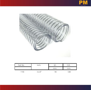 Tayama ท่อใยลวด (แบ่งขายเป็นเมตร) สายใยลวด สายพีวีซีใสไส้ลวด สายดูด สายยางหม้อน้ำ สายน้ำมัน สายพลาสติกใส สายยางแรงดัน สายพ่นยา