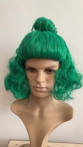 Halloween wig green opalenpa Oompa Loompa Clown style