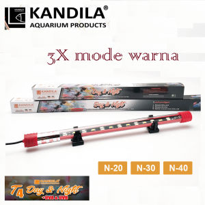 LED Celup T4 Ekonomis 3 Mode Kandila Day & Night View N-20 N-30 N-40 N-50 N-60 Putih Kuning Biru Lampu Aquarium Kolam Louhan Koi