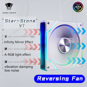 Jungle Leopard Star-Stone V1 ARGB CPU Fan 120mm Infinity Mirror 5V 3PIN Motherboard Lighting Sync 4PIN PWM