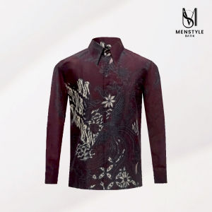 MENSTYLE BATIK - Kemeja batik pria Haridasa slimfit lapis furing bahan katun prima lengan panjang