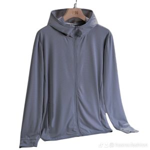 Jaket mesh hoodie UV protection jaket olahraga running gym sepeda JPS mens WOMEN
