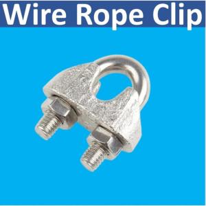 10Pcs 20MM Stainless Steel Cable Clamp Wire Clips Electric Fixed Rope Clamps Assortment Kit