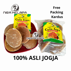 Gula Jawa 1kg Asli Nira Kelapa Jogja Super Premium Murni Tradisional Warna Merah Coklat  Bulat Batok Original