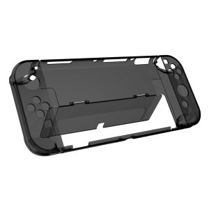 Hard Transparent Protective Case for Nintendo Switch OLED/ Switch 2 Flip Shell for NS OLED Crystal Dockable Cover