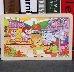 Mainan Edukasi Jigsaw Puzzle 24 pcs Puzzle Kayu Gambar Kecil 24 Keping MURAH