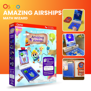Osmo Math Wizard and the Amazing Airship Interactive Educational Toys for Enhancing Math Skills & Problem Ages 5+