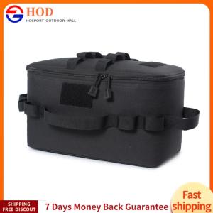 【Outdoor】Practical Organizer Bags Large Capacity Gas Stove Canister Pot Carry Bags 600D Oxford Pouch Picnic Bag Outdoor Equipment