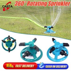 Garden Sprinkler Automatic Water 360 Degree 3 Arm Rotating