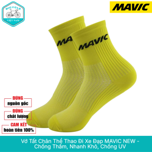 Tất (Vớ) Thể Thao Đi Xe Đạp MAVIC 02 – Thoáng Khí Nhanh Khô Chống UV (New)
