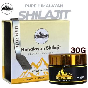 Pure Himalayan Shilajit 100% Natural Remedy from Himalayas Pakistan/Laboratory Approved/Spoon FreeMild and effective