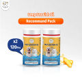 Cassiel Pet Norwegain Deep Sea Fish Oil Omega 3 Supplement for Dogs and Cats 120 soft gels Enhance Immune System EPA DHA. 