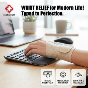 Th Breathable Wrist Brace Wrist Support Carpal Tunnel Brace Light Joint Protection Strain Relief Sports Wrist Guard Mouse Typing Wrist Protector