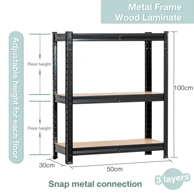 5/6 Layers Multi-purpose Steel Shelf Supermarket Angle Steel Balcony Rack Metal Rack Steel Storage Shelves Metal Shelf Boltless Rack