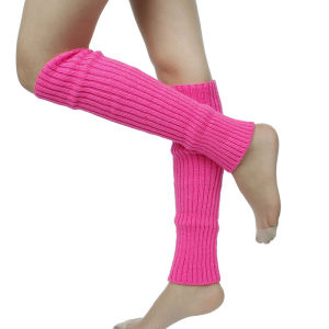 New Japanese Lolita Sweet Girl Leg Warmer Knit Socks Wool Ball Knitted Foot Cover Cosplay Women Autumn Winter Heap Socks