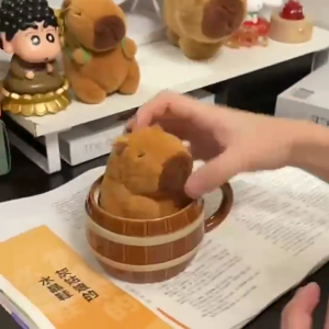 ถ้วยชาคาปิบาร่าแฟชั่น450มล. ถ้วยชาพอร์เซลลินส์แก้วกาแฟเซรามิคน่ารักของขวัญสำหรับงานเลี้ยงหรือสำนักงานที่บ้าน