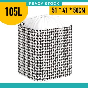 【Ship today】Laundry Basket Ready Stock Large Storage Foldable Capacity Clothes Laudry Basket Baju Bakul Pakaian 脏衣蓝 Laundry basket/oversized cloth basket cloth household storage bag Housekeeping Cotton Linen Fold Square Desktop Storage Box Basket