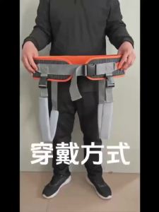 Adjustable Gait Transfer Belt Multi Handles Non-slip Leg Strap Safety Walking Assist Strap For Elderly Disabled Patient Mobility And Caregiver Labor Saving