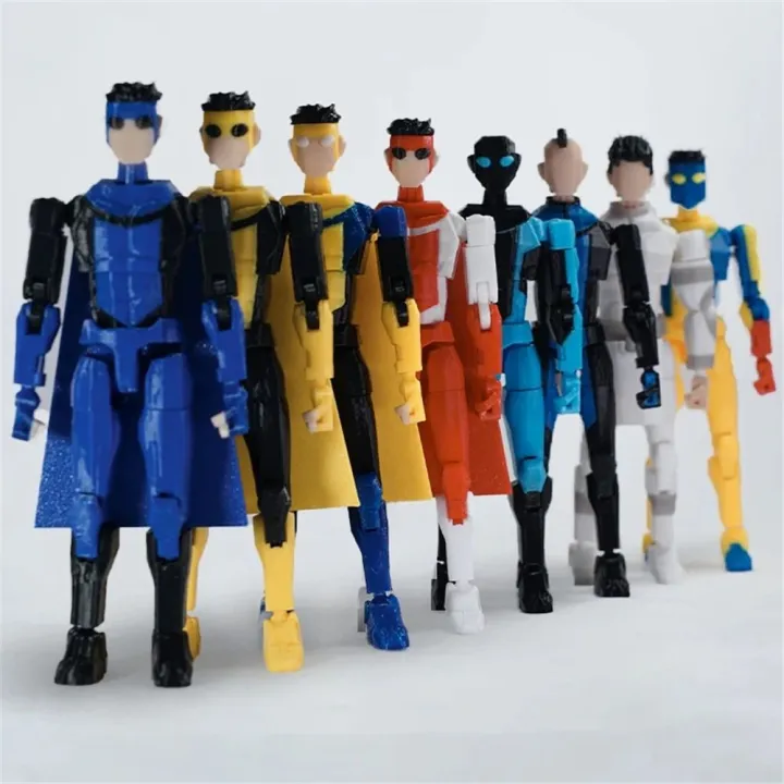 GOODOO Invincible 3.0 Superheroes 3D Printed Action Figures Dummy Multi ...
