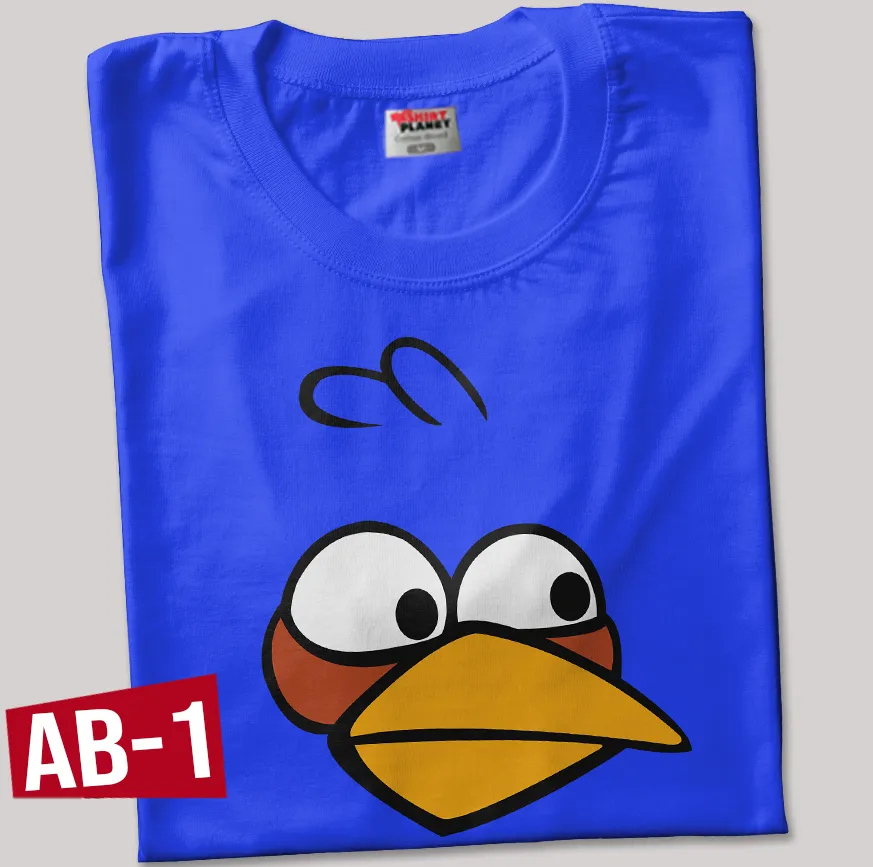 AB T-Shirt - Red Angry Face