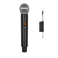 ไมโครโฟนไร้สาย ไมค์คู่แบบมือถือ ไมค์ลอยแบบพกพา ไมโครโฟนเวที ไมค์ร้องเพลง Wireless microphone. 