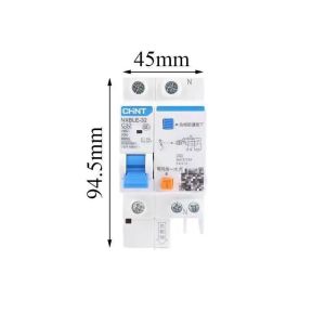 CHINT 2 POLE10A-100A MINIATURE CIRCUIT BREAKER 1POLE AND 2POLE Earth Leakage Circuit Breakers With Leakage Protection