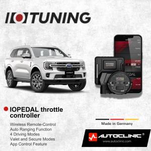 IOPedal Throttle Controller for Ford Everest Next Gen Plug and play Made in Germany