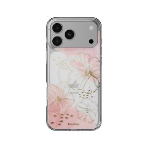 Ốp Lưng Trong SwitchEasy iPhone 18 Pro Max / 18 Pro / 17 Pro Max / 17 Pro Fleur M 3D Pattern Thời Trang Sạc Không Dây Từ Tính Magnetic