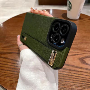 APEC Fashion Leather Strap handle Holder Case for iPhone 15 10 11 12 13 14 Pro Max 10MAX 10S 10R Xsmax X Xs 7 8 Plus Back Cover Leather Phone Casing Shockproof