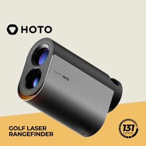 HOTO Golf Laser Rangefinder - 1200-Yard Range 6x Magnification Slope & Flag Lock Quick Feedback