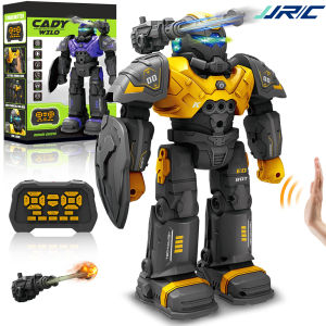 JJRC RC Robot Toys for Kids Remote Control Robocop Smart Programmable Gesture Sensing Remote Control Robots with Sound and Light Intelligent Toy Gift for Boys Girls
