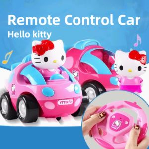 IPIE2 Figure Model Doraemon RC Toy Anime Hello KT With Music Cartoon RC Car Creative Electric Remote Control Car Birthday Gifts
