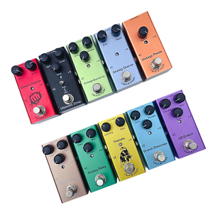 Small Size Guitar Pedal for Electric Guitar Overdrives Guitar Pedal Overdrives Guitar Effects Pedal with Bright Tone