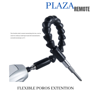 FLEXIBLE SHAFT HEX EXTENTION SAMBUNGAN TAMBAHAN UNTUK MATA OBENG 1/4 INCH 6.35 BAHAN STAINLESS 200 & 300 MM