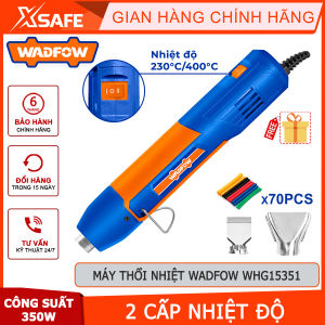 Máy thổi nhiệt WADFOW WHG15351 350W 2 thiết lập nhiệt độ 230°C/400°C gồm 2 vòi thổichính hãng