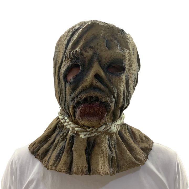 Scarecrow Adult Latex Masks Halloween Scary Costume Props Lazada Ph