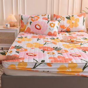 Sprei waterproof Sprei Anti Air Sprei Sultan Bedcover Matrass Protektor Sprei Elegan Motif Sprei waterproof import murah Ukuran 180x200 Cm