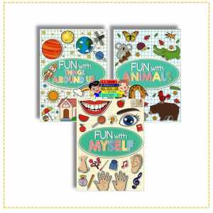 Le Bruj - Fun With Science Series SET / English/ Activity Books For Kids / Workbook For Pre School / Childrens Books