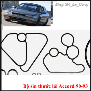 Accord 90-93 Bộ sin phốt thước lái Honda 91 92 trợ lực béc phun xăng máy 2.0 2.2 động cơ chế hòa khí chụp bụi gioăng