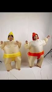 alo Sumo inflatable costume funny performance Halloween party wrestling prop chubby inflatable figure costume