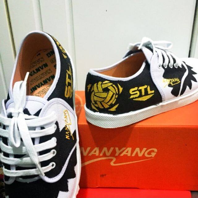 COD Hot sale Ready Stock Orginal Nanyang STL BLACK GOLD Kasut sepak takraw Nanyang Nanyang Shoes Lazada