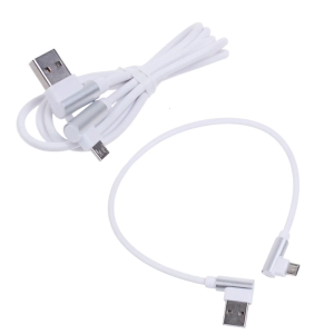 90 Degree Micro USB Cable Right Angle L Shape Charging Data Sync Cord USB Data Cable Cell Phone Fast Charging