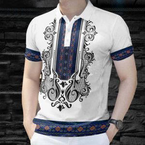 Barong Tagalog for Men Modern Summer Short Sleeve Asean Attire for Men Barong for Men Premium Polo Shirts for Men Top
