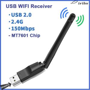 【jianzhanqinl】 MT7601 Mini USB WiFi Adapter 150Mbps Wireless Network Card RTL8188 Network Card Wi-Fi Receiver for PC Desktop Laptop 2.4GHz