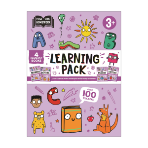 4 Books Learning Pack Educational Books for Kids Age3+