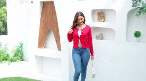 Ezbelle Womens Cardigan Sweater Long Sleeve Crop Tops Shrugs Flowy Sweaters Knit Button Up Shirt Fall Fashion