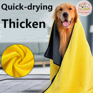 Dog Towel thicken Super Absorbent Pet Bath Towel Microfiber Cat Puppy Towel Bath Cleaning Towel