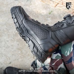 Sepatu Pria & Wanita TNI POLRI: Desain Tawon & Army 86
