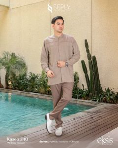 BAJU SARIMBIT KELUARGA 2025 EKSIS 273 WILLOW BROWN BY SEPLY / SARIMBIT SEPLY EKSIS SERIES 2025