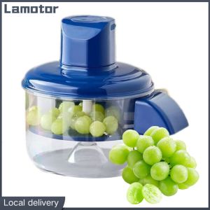 [Vktech] Wireless Grape Peeler Machine Rechargeable Electric Fruit Peeling Tool Compact Kitchen Utensil for Fresh Fruit
